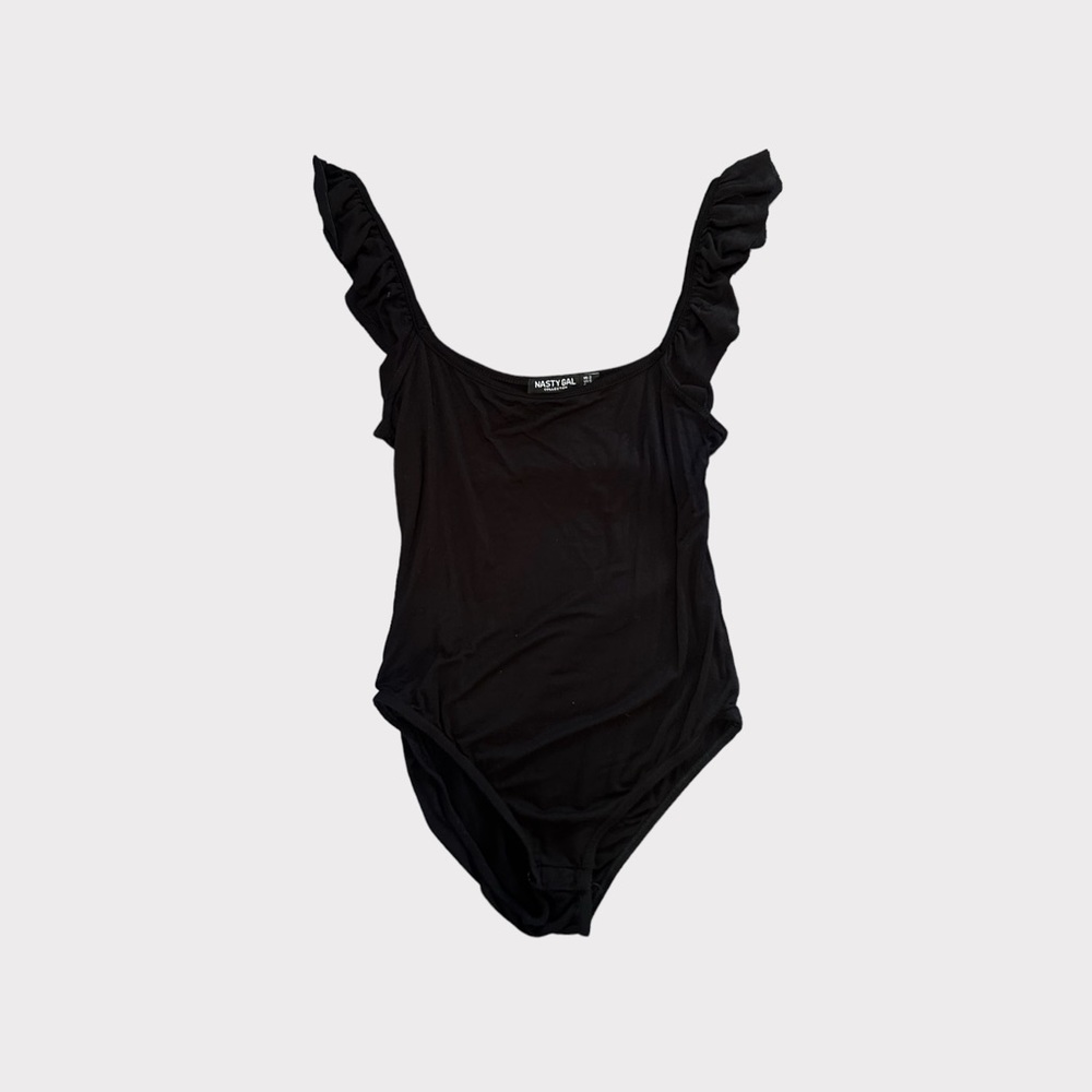 Ruffle Strap Bodysuit